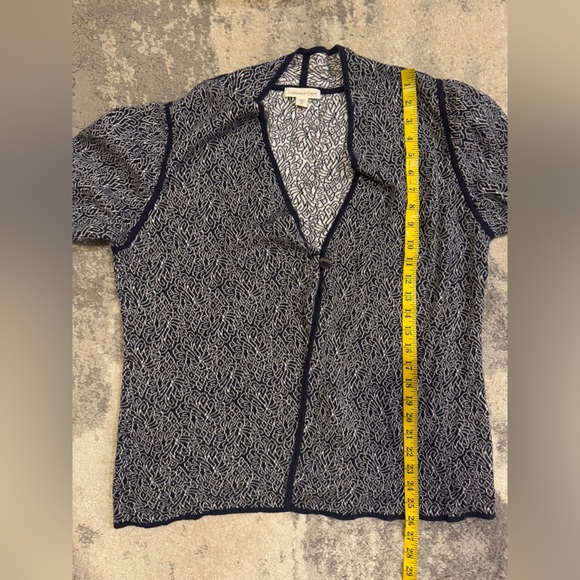 Womens Navy Blue Coldwater Creek Cardigan - Picture 7 of 8